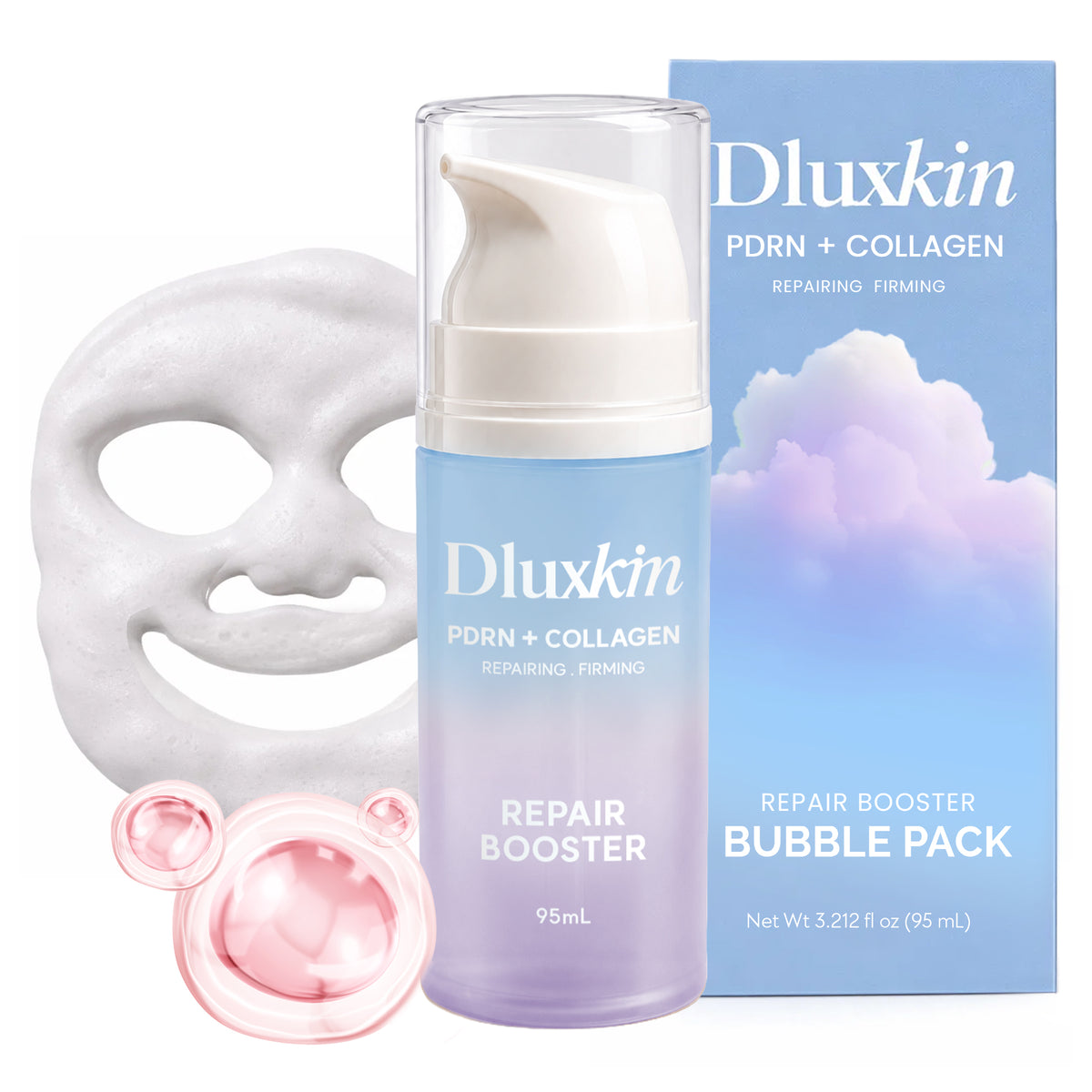 Dluxkin Repair Booster Bubble Mask Pack