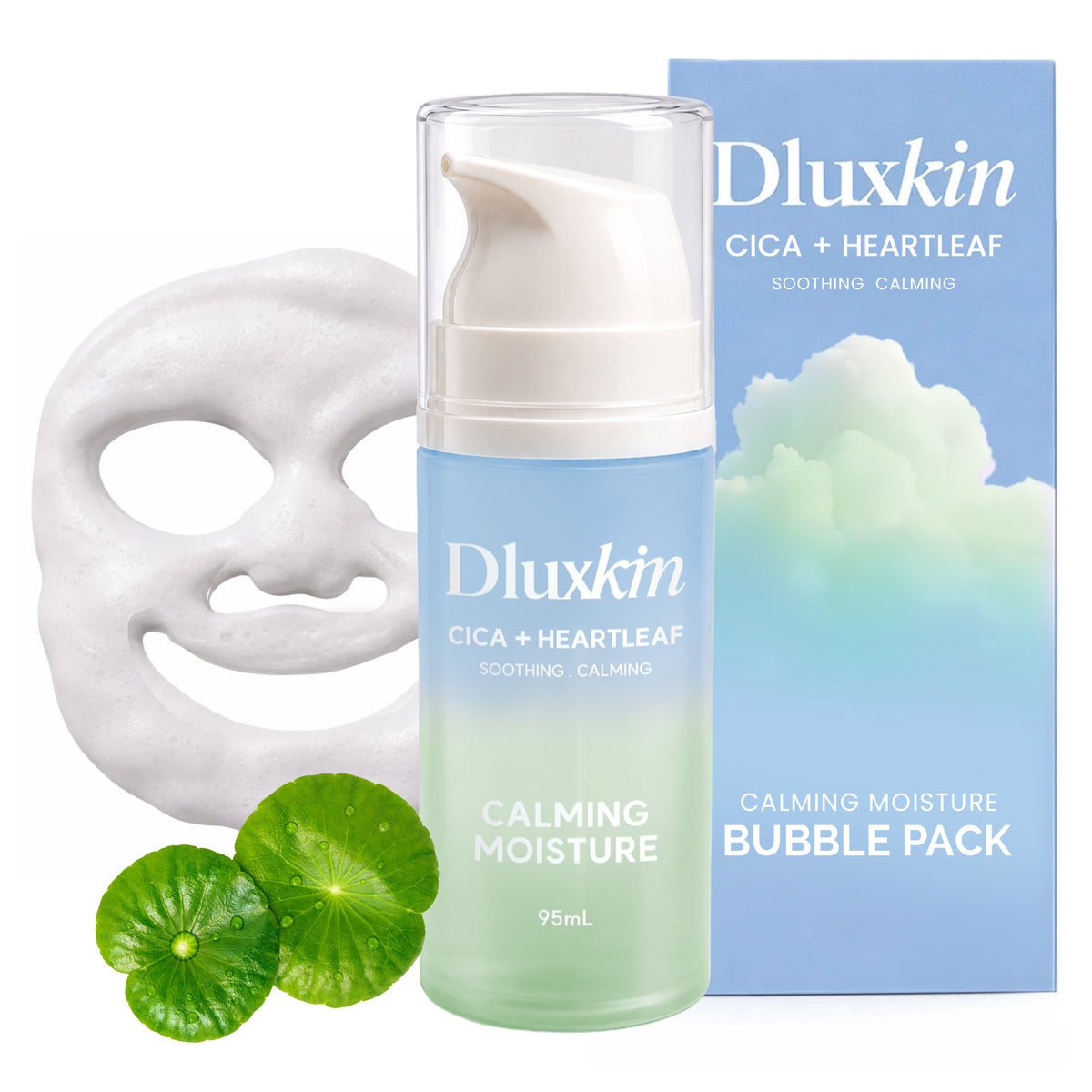 Dluxkin Calming Moisture Bubble Mask Pack