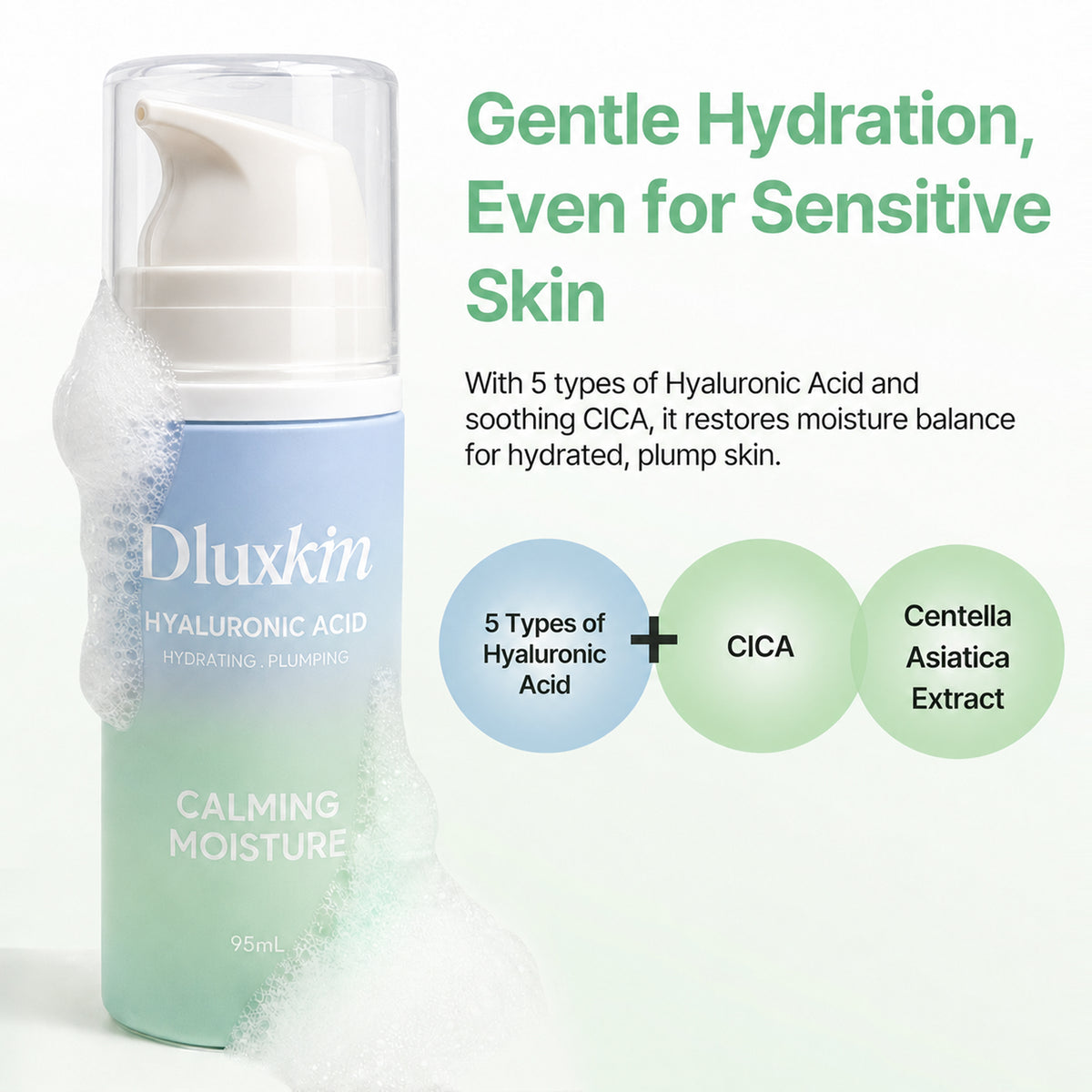 Dluxkin Calming Moisture Bubble Mask Pack