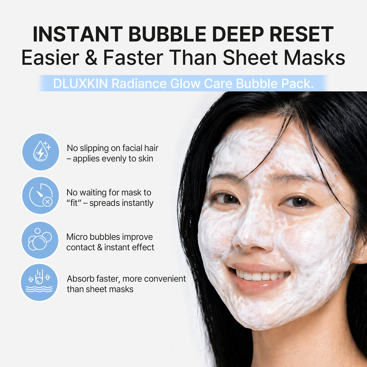 Dluxkin Morning Bright Bubble Mask Pack