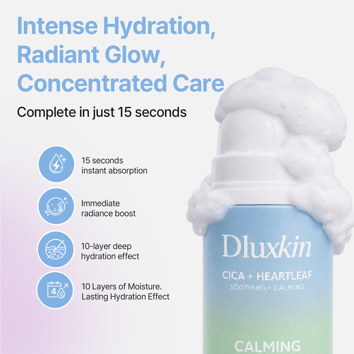 Dluxkin Calming Moisture Bubble Mask Pack