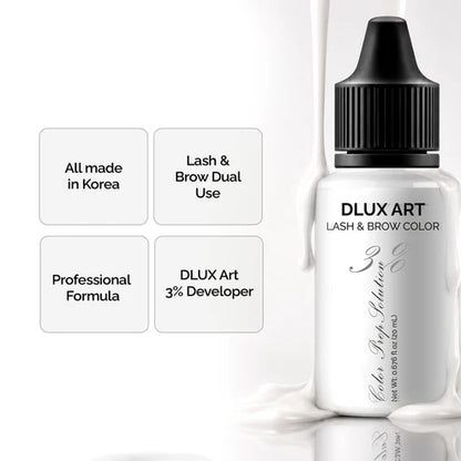 Dlux Lash and Brow Art Color Prep Solution