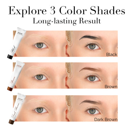 Korean Lash & Brow Dark Brown Color Kit