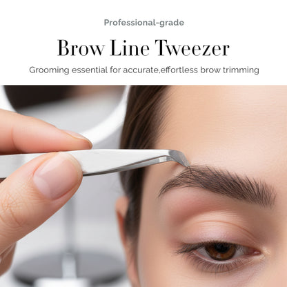 Matte White Brow Tweezer