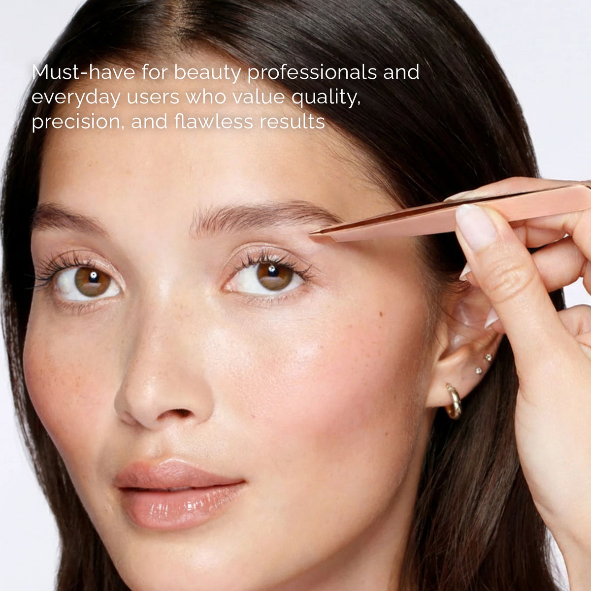 Matte White Brow Tweezer