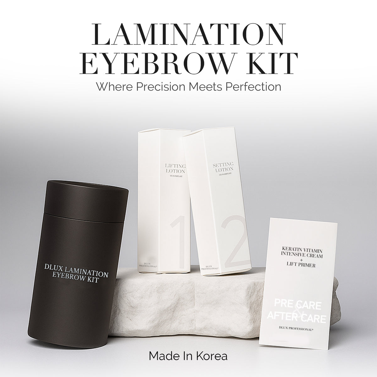 Korean Eyebrow Lamination Kit (Cysteamine + Thioglycolic Acid)