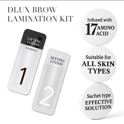 Korean Eyebrow Lamination Kit (Cysteamine + Thioglycolic Acid)