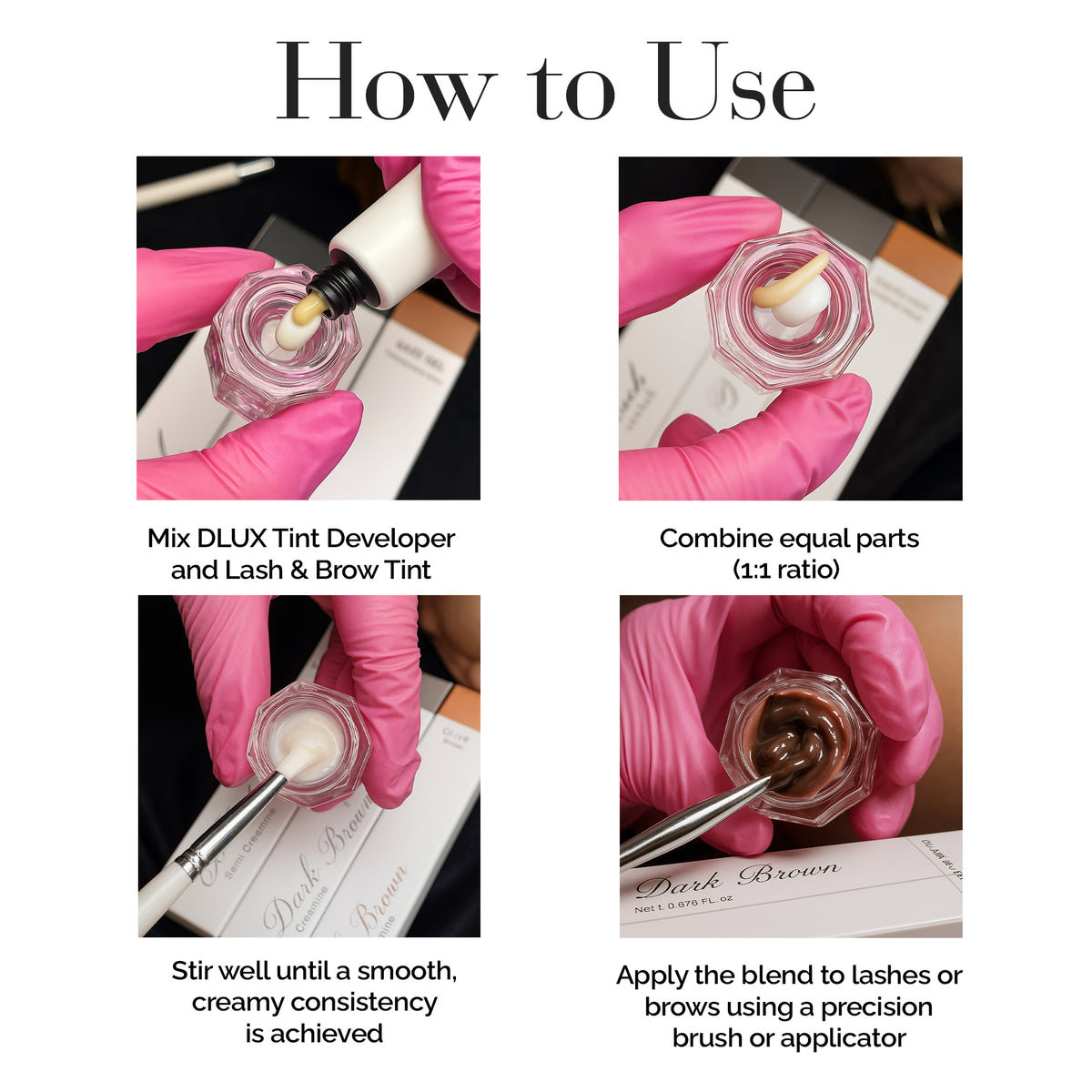 Dlux Lash and Brow Art Color Prep Solution