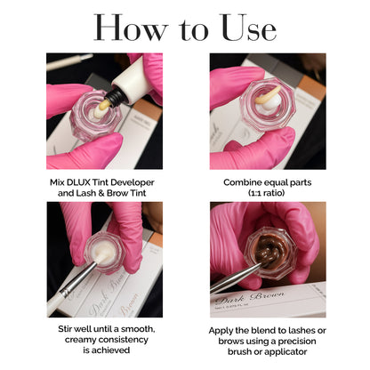 Dlux Lash and Brow Art Color Prep Solution
