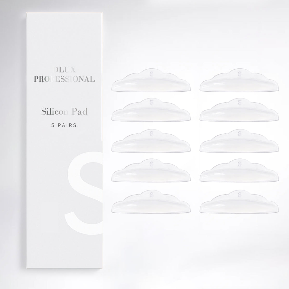 Transparent 8 Style Silicone Shields S,M,L (C,CC,D,DD,U,LW,M Curl Lash Lifting)