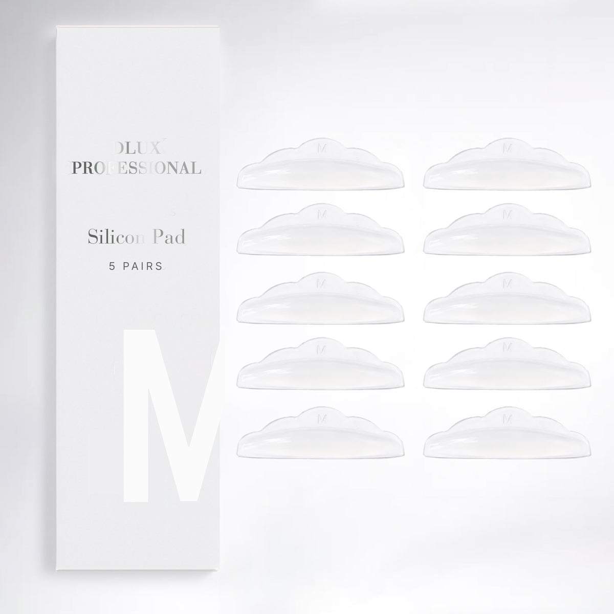 Transparent 8 Style Silicone Shields S,M,L (C,CC,D,DD,U,LW,M Curl Lash Lifting)