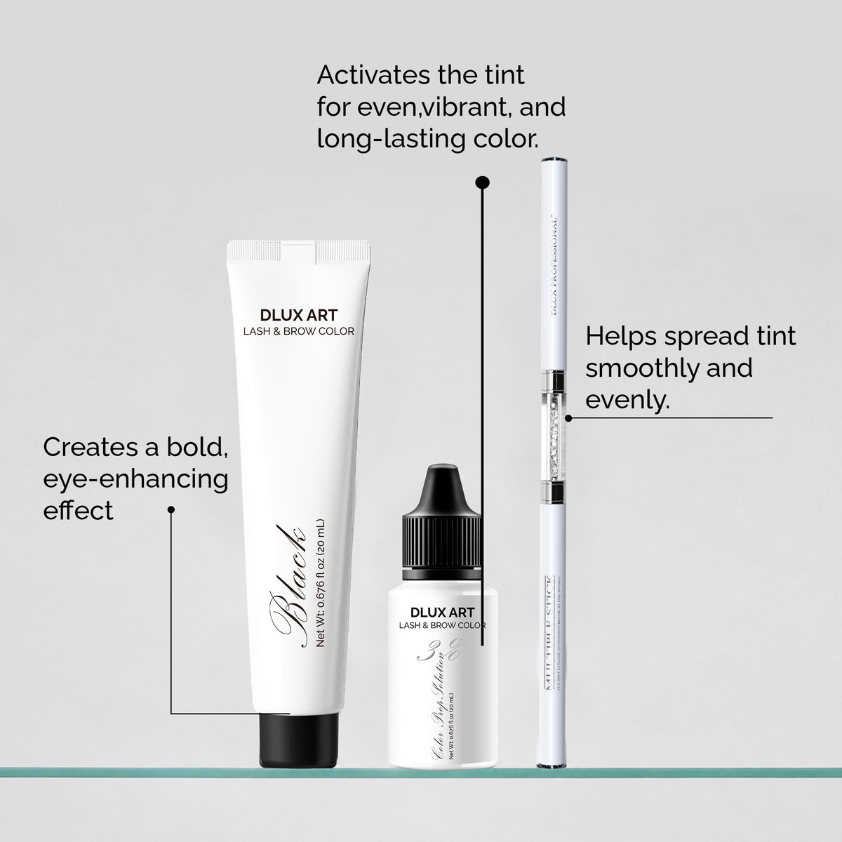 Korean Lash & Brow Black Color Kit