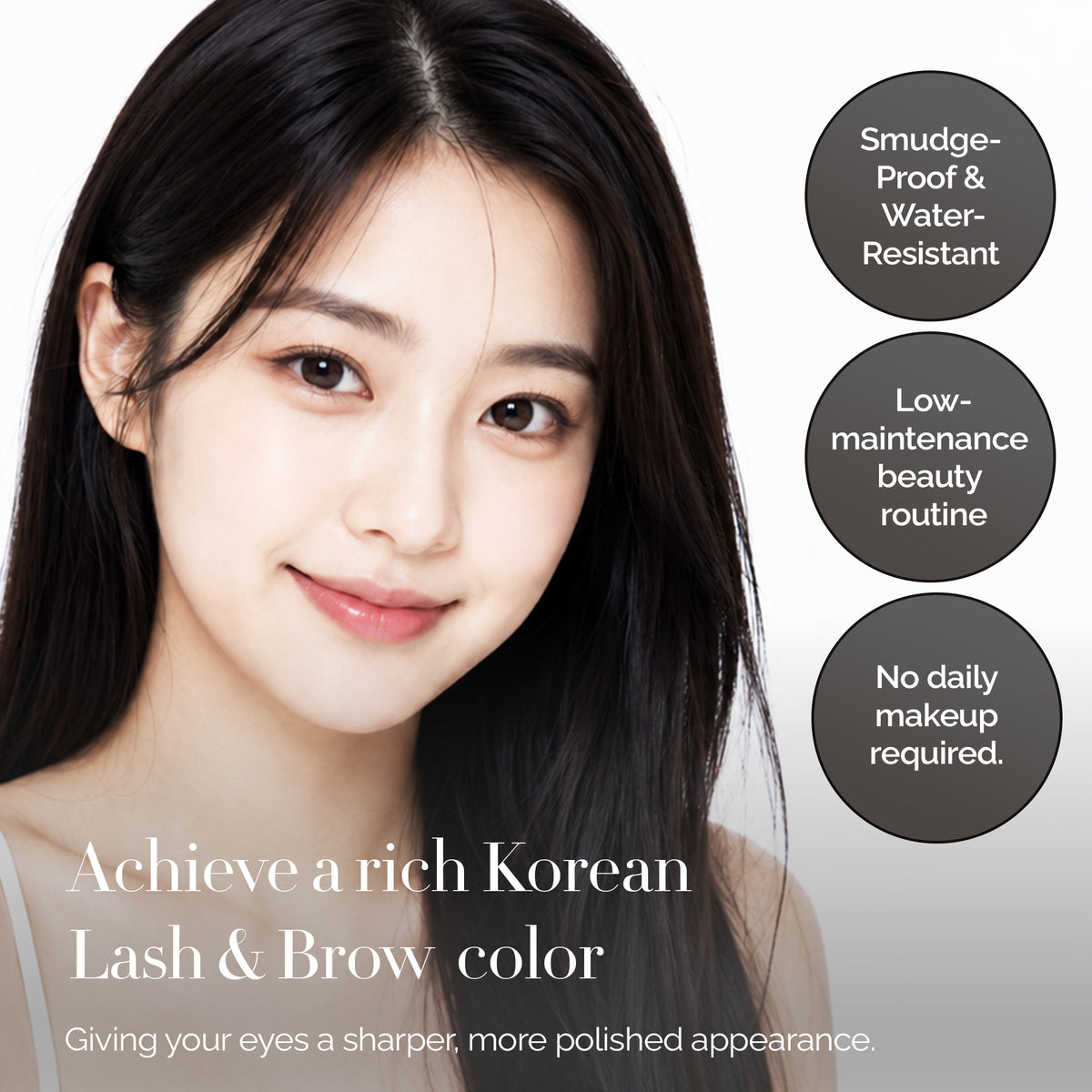 Korean Lash & Brow Black Color Kit