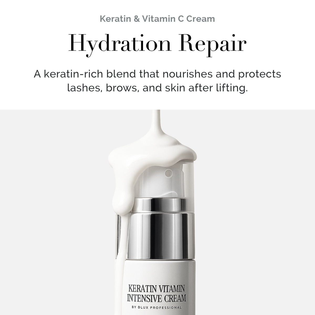 Keratin Vitamin C Cream for Korean Lash & Brow Lifting