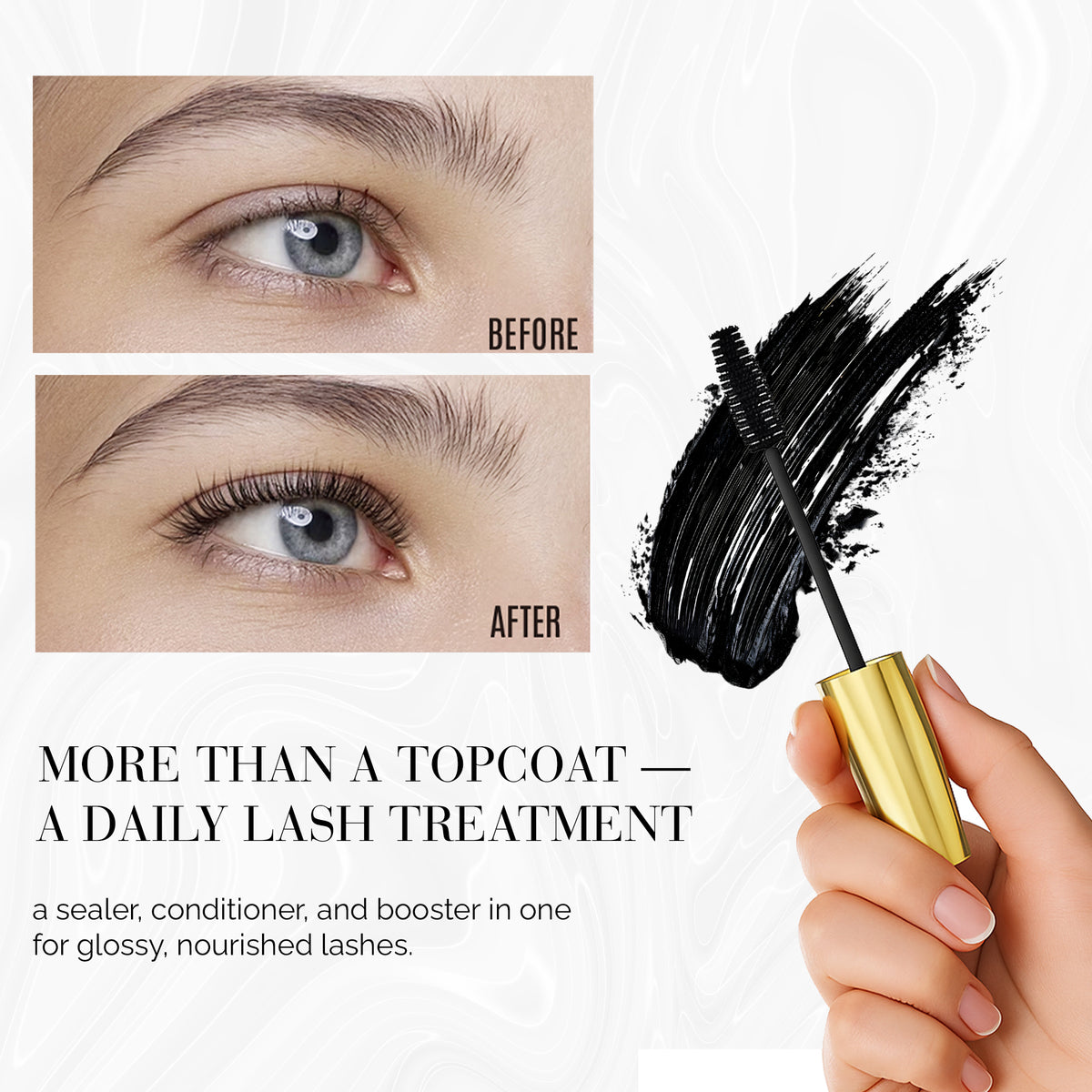 Korean Lash & Brow Coating Mascara