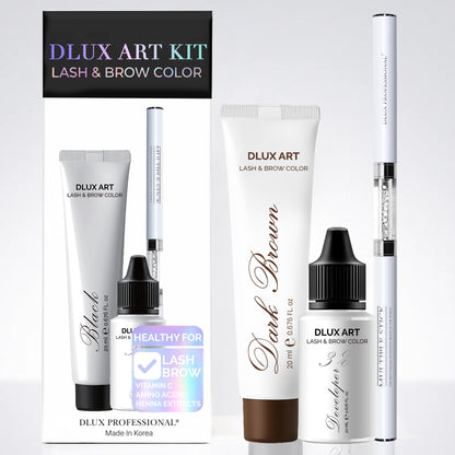 Korean Lash & Brow Dark Brown Color Kit