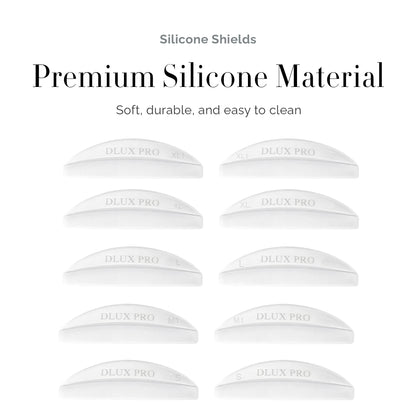Transparent 8 Style Silicone Shields (C,CC,D,DD,U,LW,M Curl Lash Lifting)