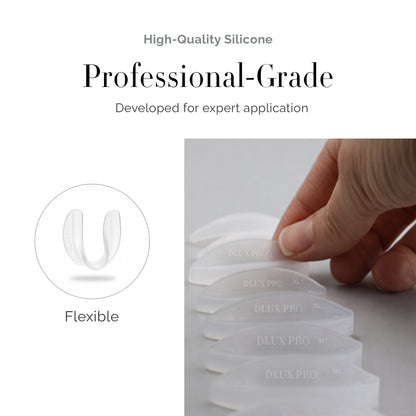 Transparent 8 Style Silicone Shields (C,CC,D,DD,U,LW,M Curl Lash Lifting)