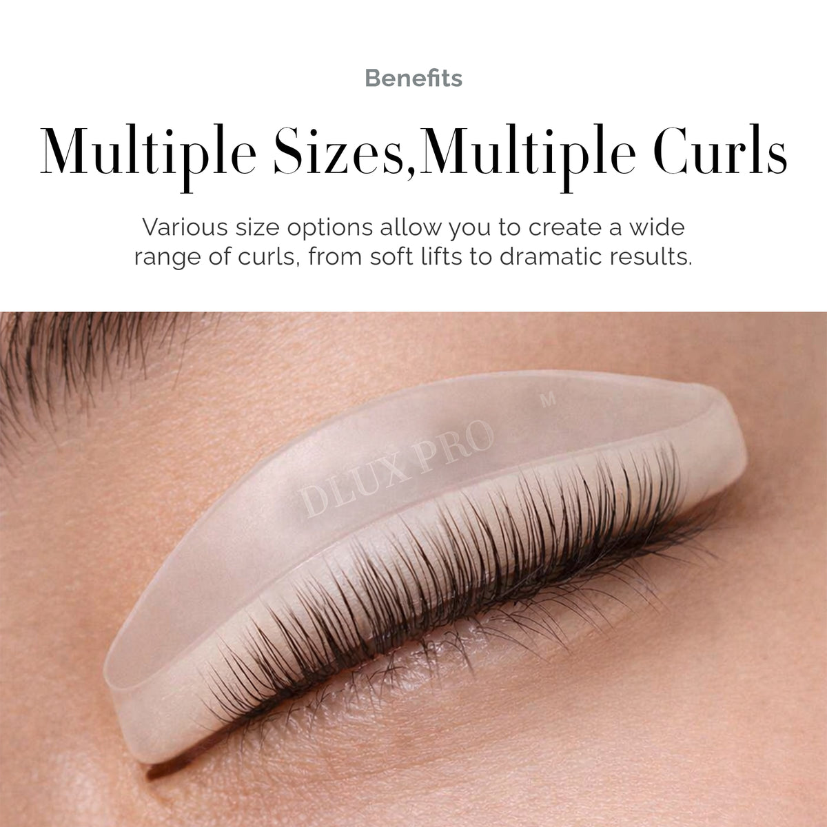 Transparent 8 Style Silicone Shields (C,CC,D,DD,U,LW,M Curl Lash Lifting)