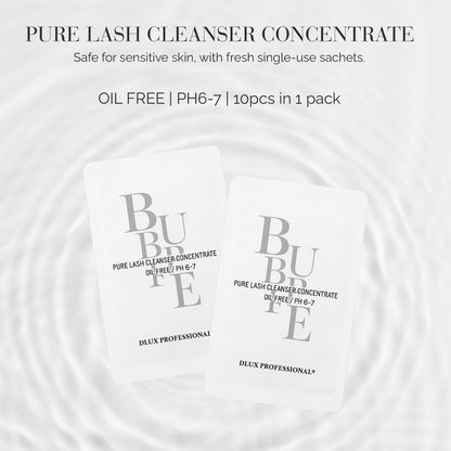 10 Packs for Pure Lash Cleanser Ph 6.5 (Sachet-Type)