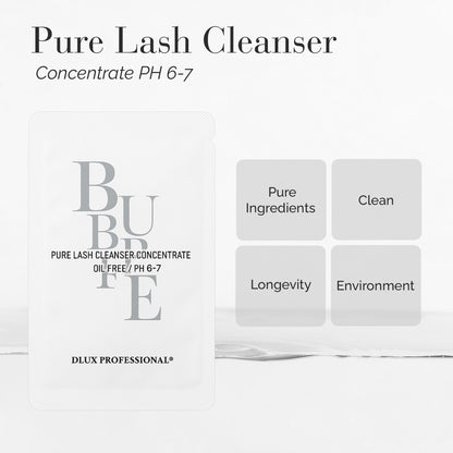 10 Packs for Pure Lash Cleanser Ph 6.5 (Sachet-Type)