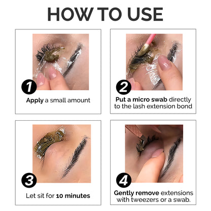 Eyelash Extensions Cream Glue Remover