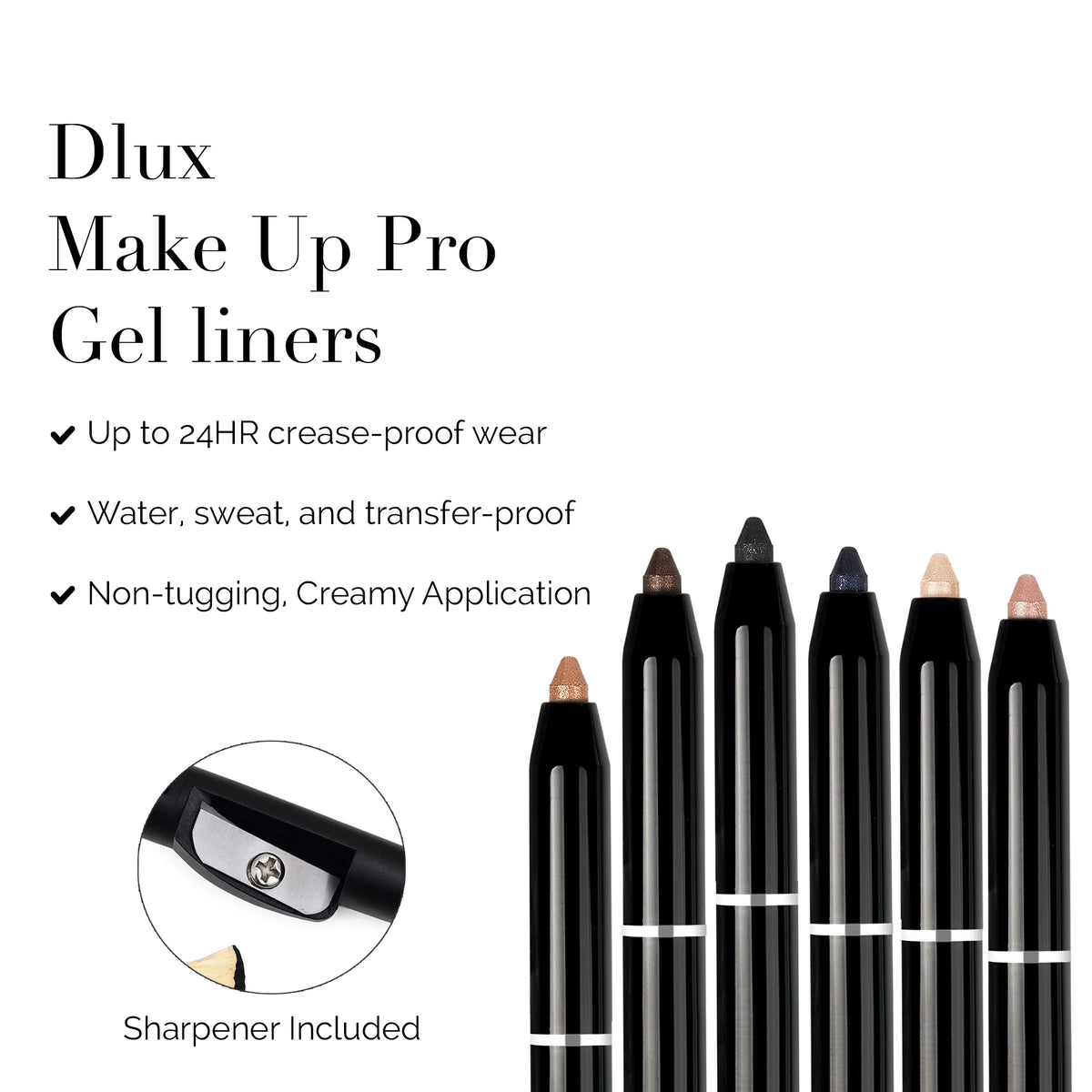 Dlux Make Up Pro Gel liners