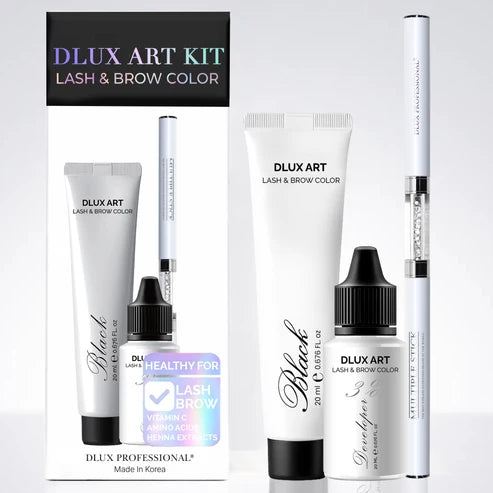 Korean Lash & Brow Black Color Kit